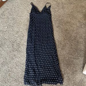 Black polkadot dress size medium, small never worn